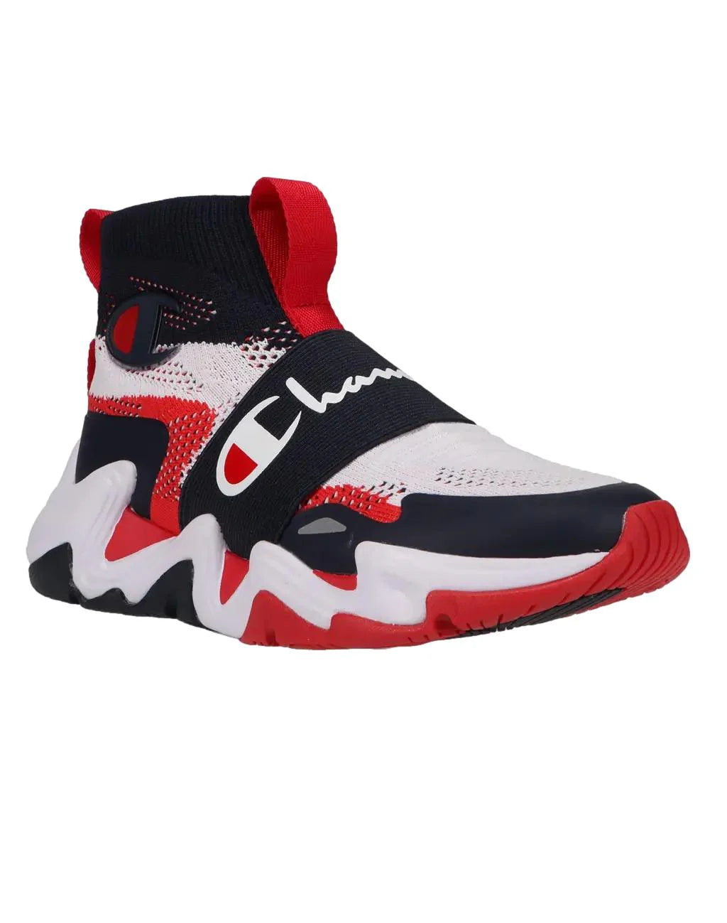 Zapatilla Champion Hyper Future Hombre Blanco/Negro/Rojo